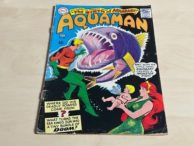 Buy Aquaman #23 DC Comics 1965 The Birth Of Aquababy! • 8.99£