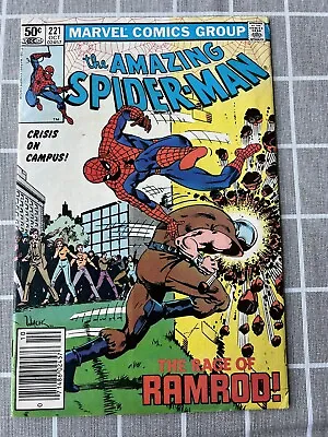 Buy #221 Of The Amazing Spider-Man, N/M, Ramrod (Marvel, October 1981) • 15.53£