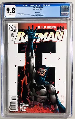 Buy BATMAN #681~CGC 9.8 WP~DC Comics~12/08~TONY DANIEL 1:25 VARIANT • 77.79£