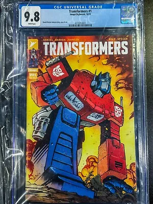 Buy 🤖Transformers #1🤖CGC 9.8 MINT🤖Skybound-Regular Johnson Cover-2023🤖FREE SHIP • 77.65£