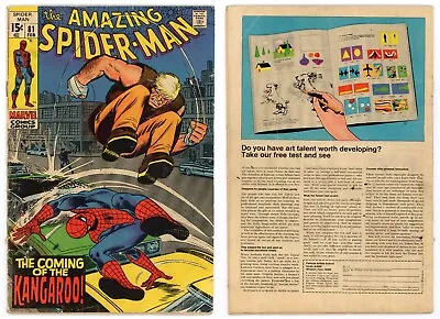 Buy Amazing Spider-Man #81 (VG- 3.5) 1st App Kangaroo Romita Stan Lee 1970 Marvel • 31.06£