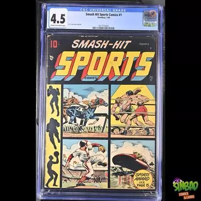 Buy Smash Hit Sports Comics #1 CGC 4.5! L. B. Cole Cover • 232.98£