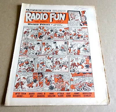 Buy RADIO FUN 1949 GOLDEN AGE COMIC DATED APRIL 16th 1949 (VG-) CONDITION • 3.95£