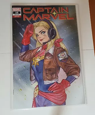 Buy Captain Marvel #16 - Peach Momoko Variant • 4£