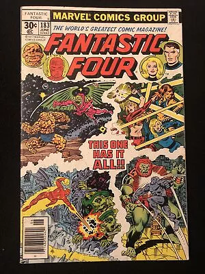 Buy Fantastic Four 183 3.5 4.0 Marvel 1977 Thundra  Werewoman Wx • 3.49£