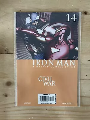 Buy Iron Man #14 Marvel Comics Civil War January 2007 Nm (9.4) • 4.95£