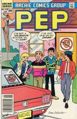 Buy Pep Comics #398 VG 1985 Stock Image Low Grade • 2.10£