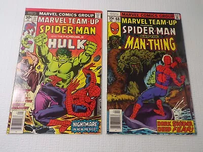 Buy Marvel Team-Up #53 & #68 MARK JEWELER!(1st D'Spayre) NM- • 38.04£