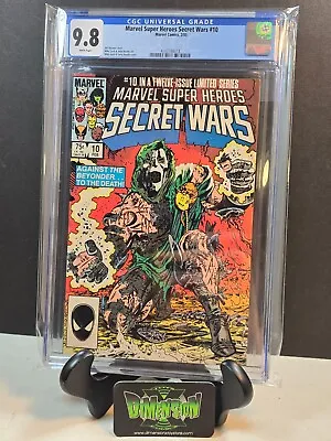 Buy Marvel Super Heroes Secret Wars #10 Nm Cgc 9.8 Dr. Doom 1985 Shooter Zeck Austin • 155.31£