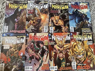 Buy THE SAVAGE HAWKMAN #2 3 4 6 7 8 9 10 New 52 Bundle Job Lot Of 8 DC 2011 NM • 7.99£