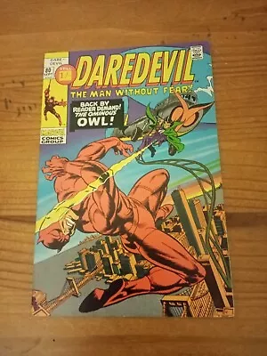 Buy Daredevil The Man Without  Fear Vol 1 #80 Sept 1971. Uk 1/- C/p Variant. Owl Nm • 32.99£