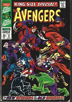 Buy The Avengers King-size Special / Annual #2 (vg) Silver Age New Vs. Old Avengers! • 30.20£