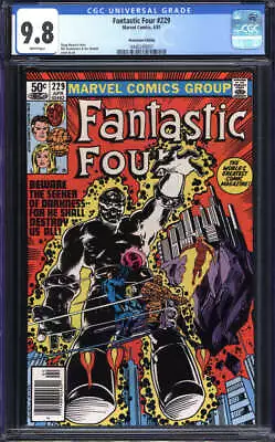 Buy Fantastic Four #229 Cgc 9.8 White Pages // Newsstand Edition Marvel Comics 1981 • 132.02£
