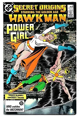 Buy Secret Origins #11 Hawkman And Power Girl FN/VFN (1987) DC Comics • 2.50£