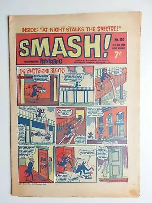 Buy Smash! And Fantastic Comic No 150 - 14th December 1968 Batman Thor Fantastic 4 • 6.99£