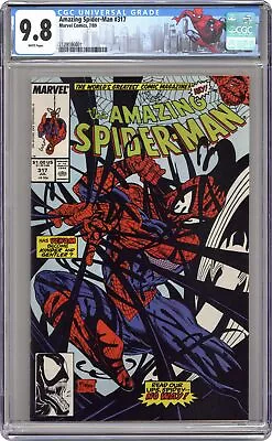 Buy Amazing Spider-Man #317 CGC 9.8 1989 2129186001 • 201.92£