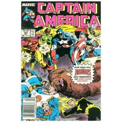 Buy Captain America #352 Newsstand  - 1968 Series Marvel Comics NM Minus [y, • 15£