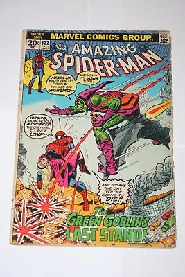 Buy Amazing Spiderman 122! 1973! Death Of Green Goblin! Key! • 97.07£