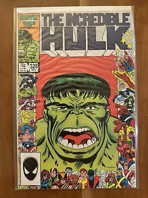 Buy The Incredible Hulk (1962) #325 Marvel Comics 25th Anniversary Cover • 6.21£