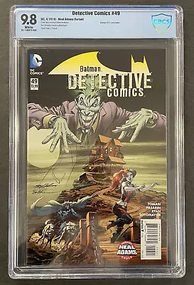 Buy Detective Comics (2016) #49 Neal Adams DC Homage Variant CBCS 9.8 NM/M New 52 • 50.47£