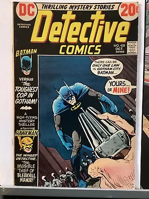 Buy Detective Comics #428 Dc 1972 Hawkman Silver Age Batman • 15.55£