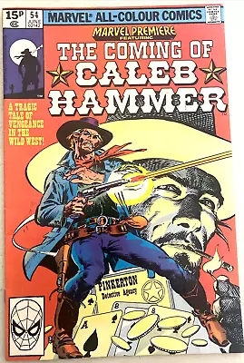 Buy Marvel Premiere Caleb Hammer # 54. Bronze Age 1980.  Vfn- 7.5 • 4.49£