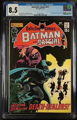 Buy Detective Comics #411 (1971) Cgc 8.5 White Pages 1st Appearance Talia Al Ghul  • 543.63£