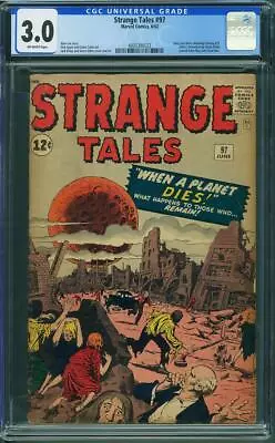 Buy Strange Tales #97 (Marvel, 1962) CGC 3.0 - KEY • 232.98£