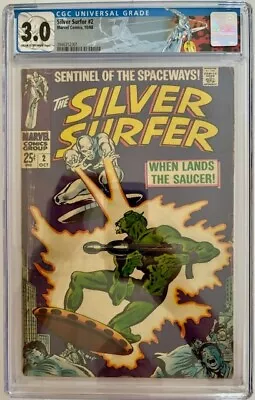 Buy Silver Surfer #2 (1968) CGC 3.0 • 70£