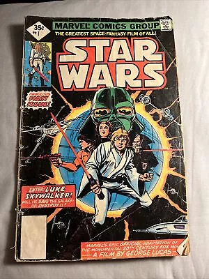 Buy Star Wars 1977 Marvel Comics Enter Luke Skywalker Vol 1 No 1 • 27.18£