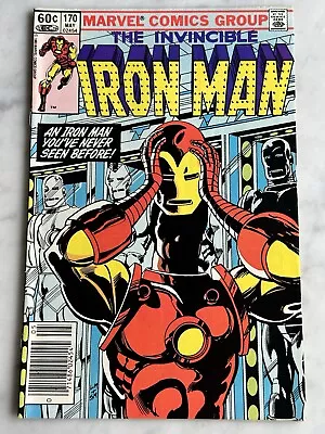 Buy Iron Man #170 Newsstand VF/NM 9.0 - Buy 3 For FREE Shipping! (Marvel, 1983) • 9.71£