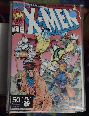 Buy X Men # 1 1991 B Marvel Disney Gambit Psylocke Rogue Colossus Variant Jim Lee • 5.44£
