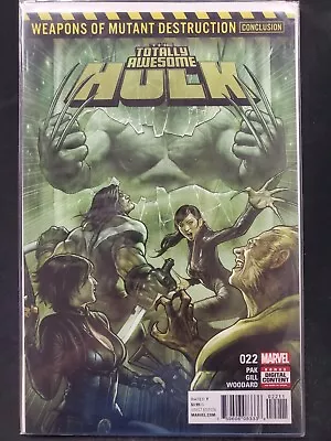 Buy Totally Awesome Hulk #22 1st Weapon H 1st Print Marvel 2017 VF+ Comics • 46.59£