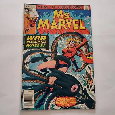 Buy Ms Marvel #16 - Marvel 1978 - 1st Cameo App Of Raven Mystique • 17.99£
