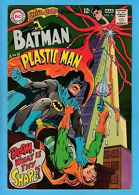 Buy The Brave And The Bold # 76 Fn+ Batman_plastic Man_neil Adams Cvr_cents Dc_1968 • 4£