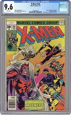 Buy Uncanny X-Men #104 CGC 9.6 1977 2032838019 1st App. Starjammers • 824.68£