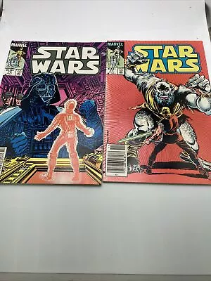 Buy Star Wars 76 &77 NEWSSTAND Marvel Comics Bronze Age 1983 • 15.53£