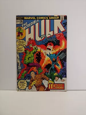 Buy Incredible Hulk Comic Book 166 Zzzax 1st App Marvel 1973  • 14.37£