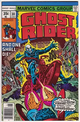Buy Ghost Rider #30, Marvel Comics 1978 VF- 7.5 Doctor Strange. • 15.53£