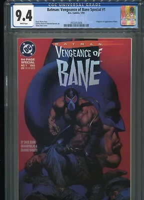 Buy Vengeance Of Bane Special #1  (1st Bane)  CGC 9.4 WP  (Batman)   • 100.92£