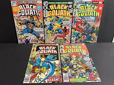 Buy Black Goliath #1 #2 #3 #4 #5  1976  Full Run Mid/High Grade Marvel Comic Set • 45.86£