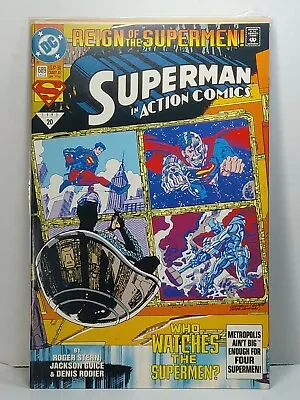 Buy Superman In Action Comics #689, 1st App. Of Superman's BLACK SUIT (DC,1993) • 9.28£