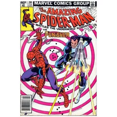 Buy Amazing Spider-Man #201 Newsstand  - 1963 Series Marvel Comics VF [h` • 33.61£