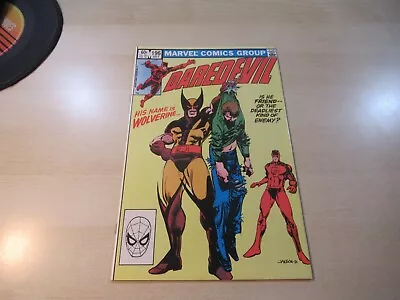 Buy Daredevil #196 High Grade  1st Wolverine Team Up 1st Dark Wind Classic Cover • 10.11£