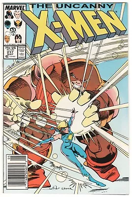 Buy Uncanny X-Men #217 ~ MARVEL 1987 ~ Claremont Simonson Newsstand NM • 7.76£