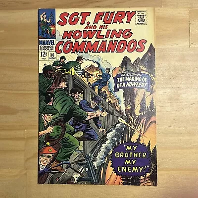 Buy Sgt. Fury And His Howling Commandos #36 November 1966 • 10.09£