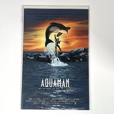 Buy Aquaman #40  May 2015 Variant Cover Free Willy Movie Poster  • 10.06£