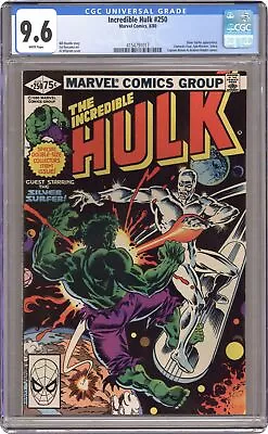 Buy Incredible Hulk #250 CGC 9.6 1980 4154791017 • 264.05£