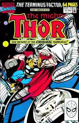 Buy Thor (1962) ANNUAL #  15 (6.0-FN) Terminus Returns 1990 • 2.70£