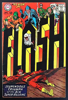 Buy The Flash #174 DC Comics 1967 Six Super Villains VG+ • 17£